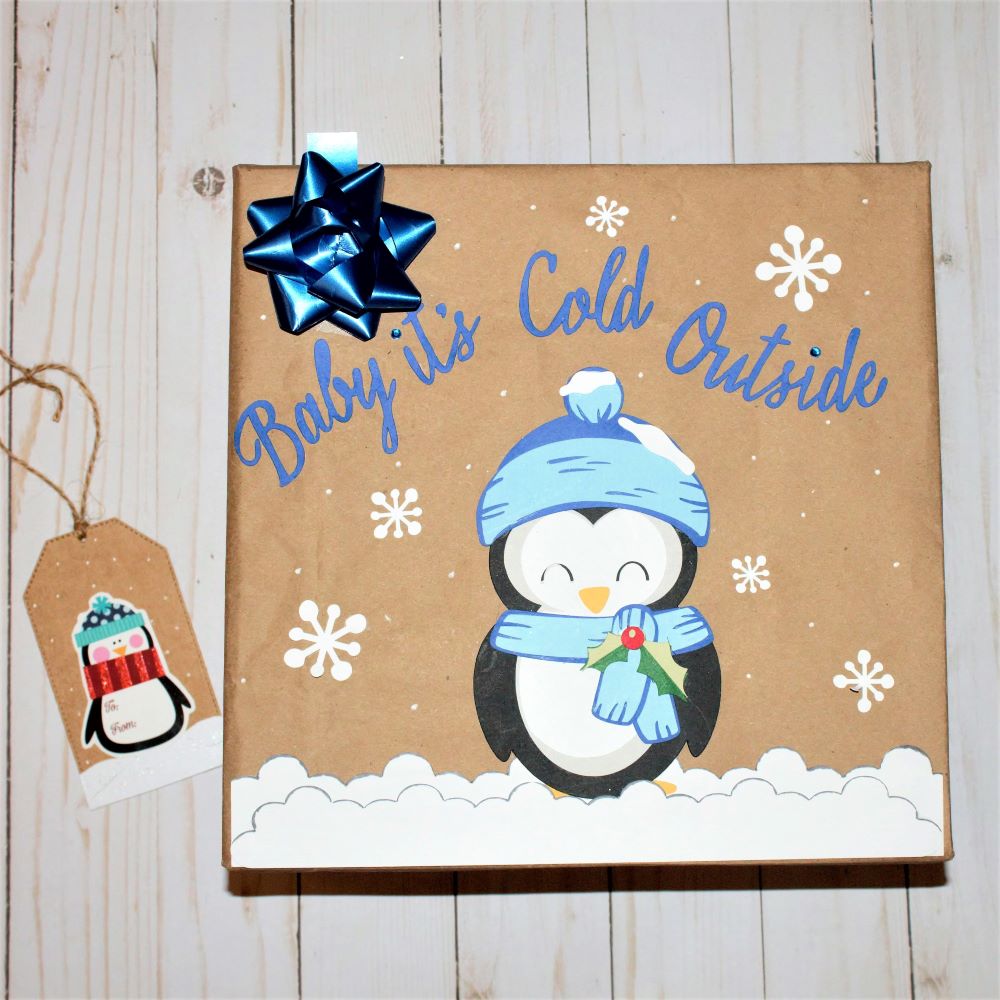 Chilly Penguin Gift Wrap Kit