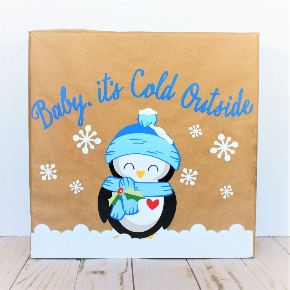 Chilly Penguin Gift Wrap Kit