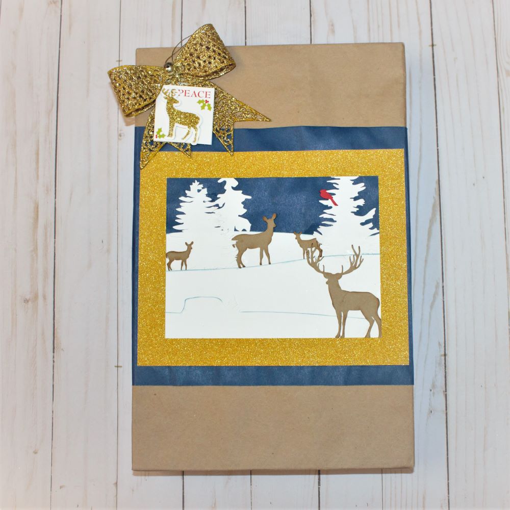 Deer Family Gift Wrap Kit