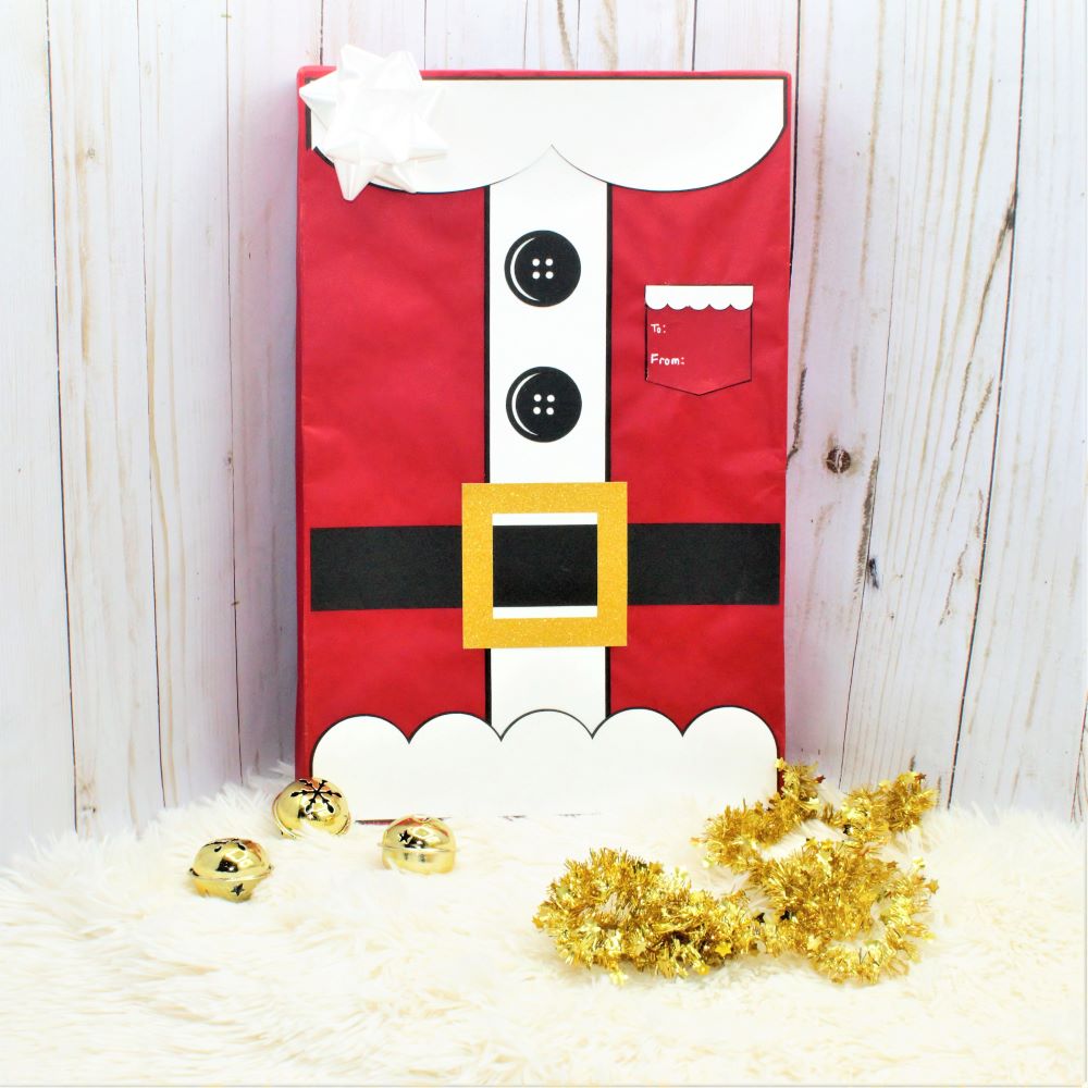 Santa's Coat Gift Wrap Kit