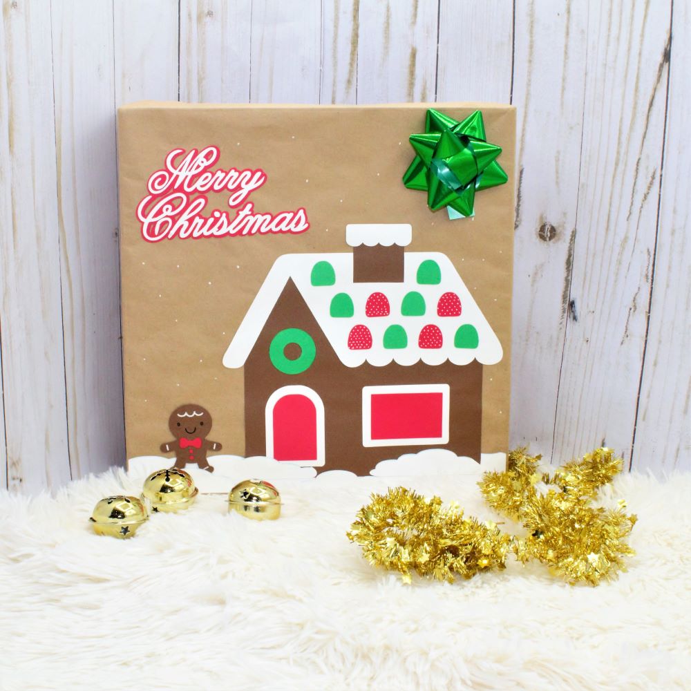 Gingerbread House Gift Wrap Kits