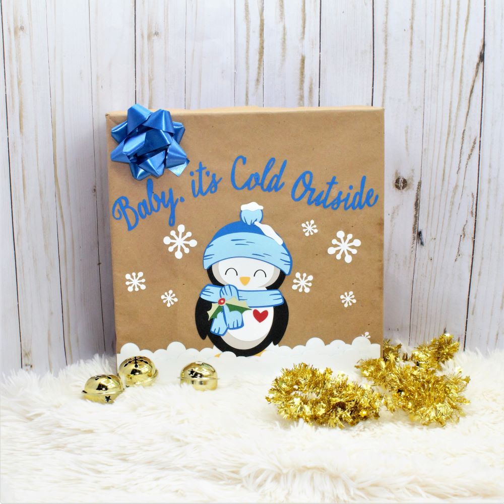 Chilly Penguin Gift Wrap Kit