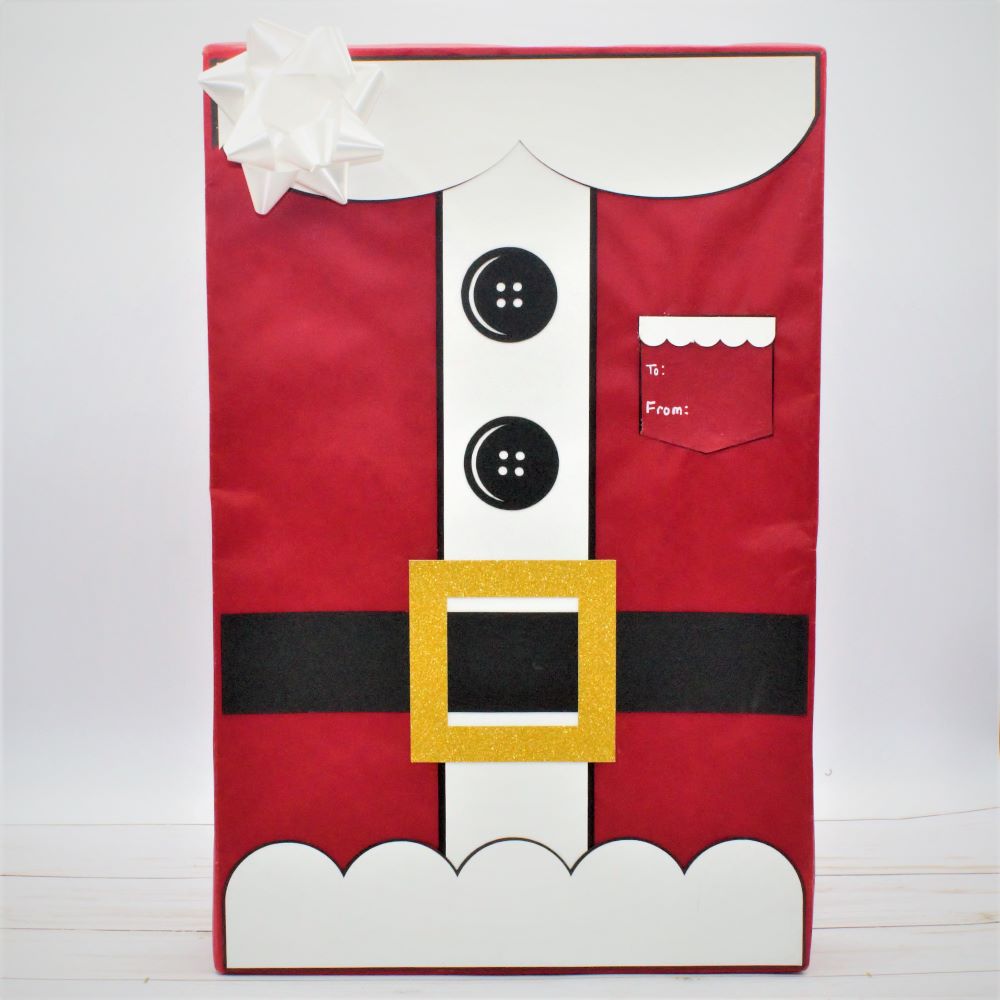 Santa's Coat Gift Wrap Kit