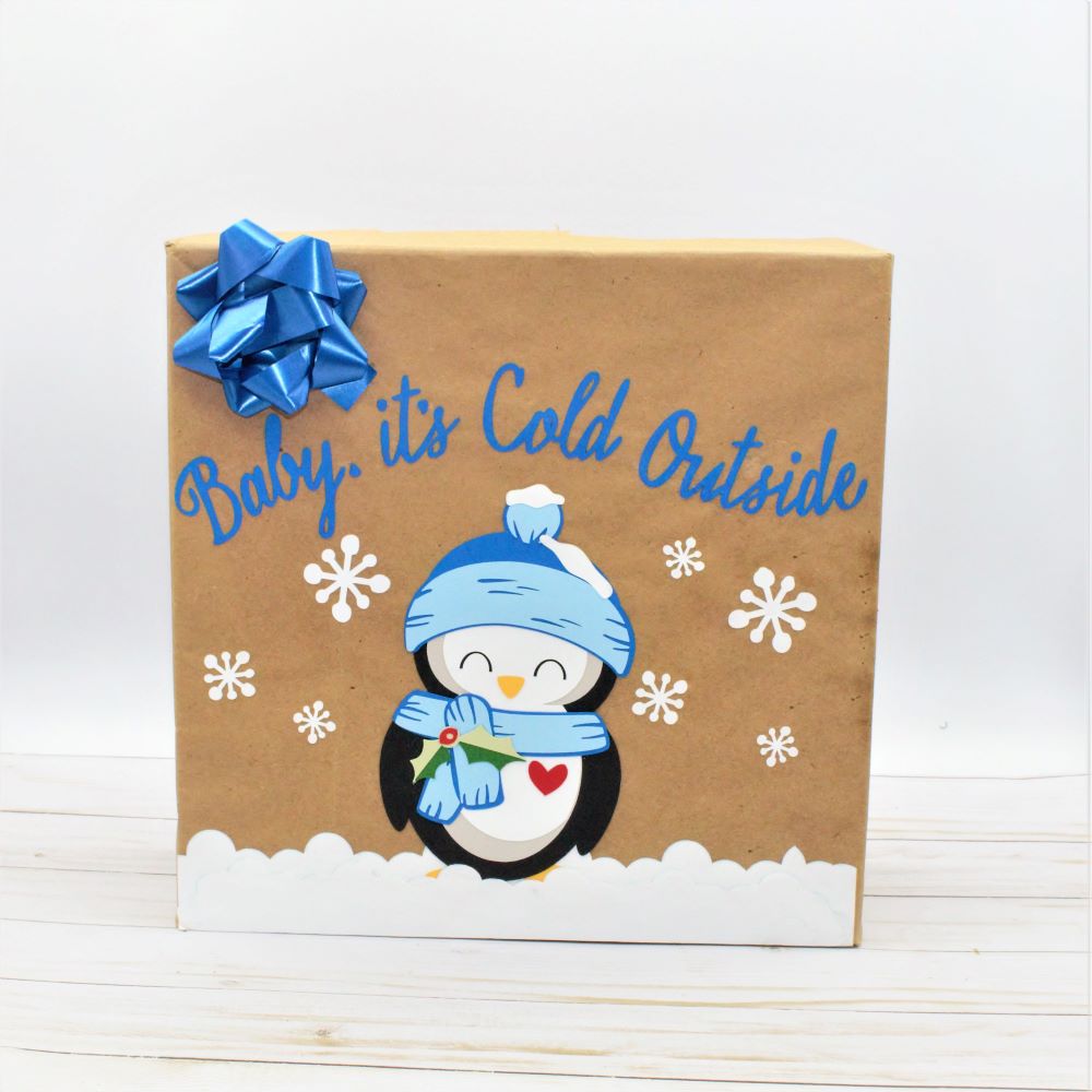 Chilly Penguin Gift Wrap Kit